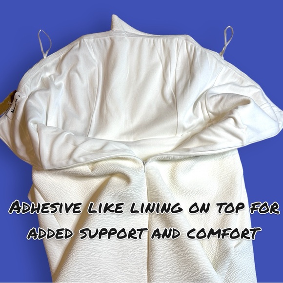 🎉HP!🎉NWT Vernacular Peplum Faux Wrap Style Knee Length Bustier Dress. Small - Picture 11 of 15